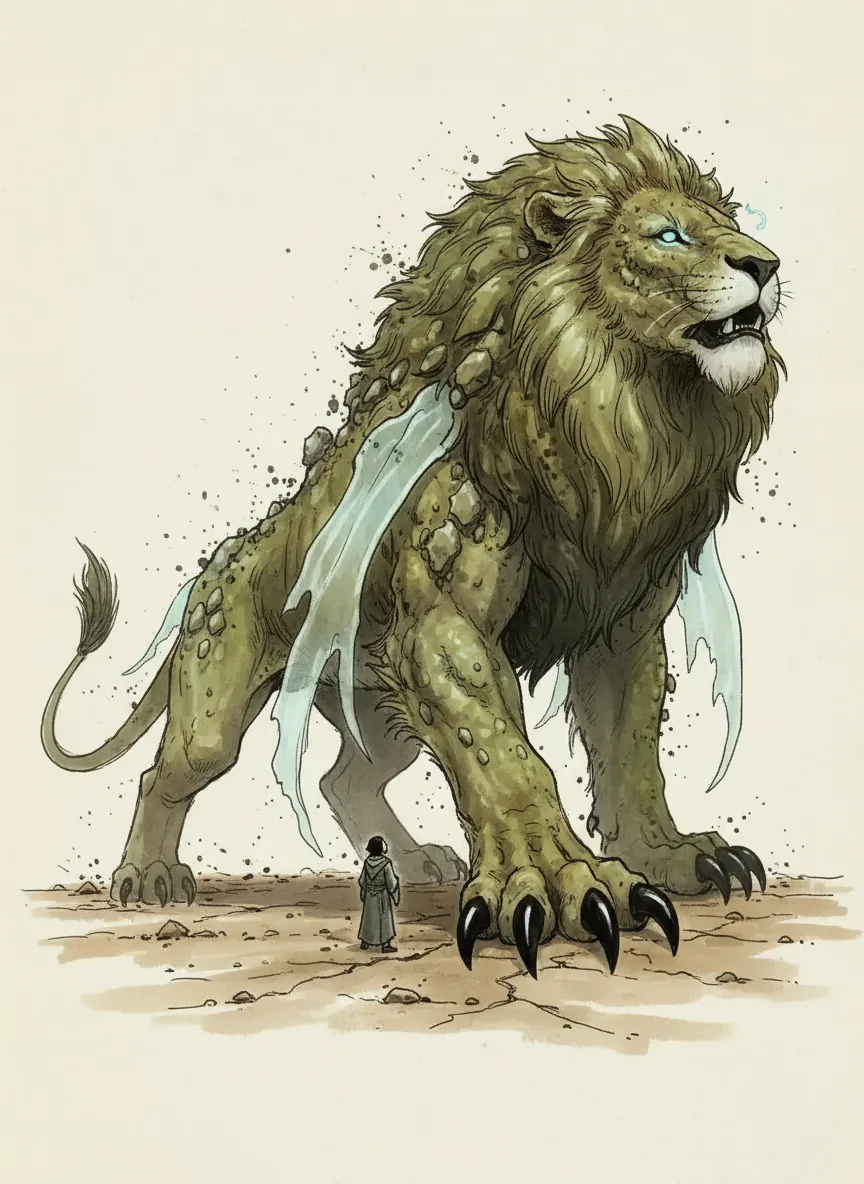 Green Claw Ghost Winged Lion