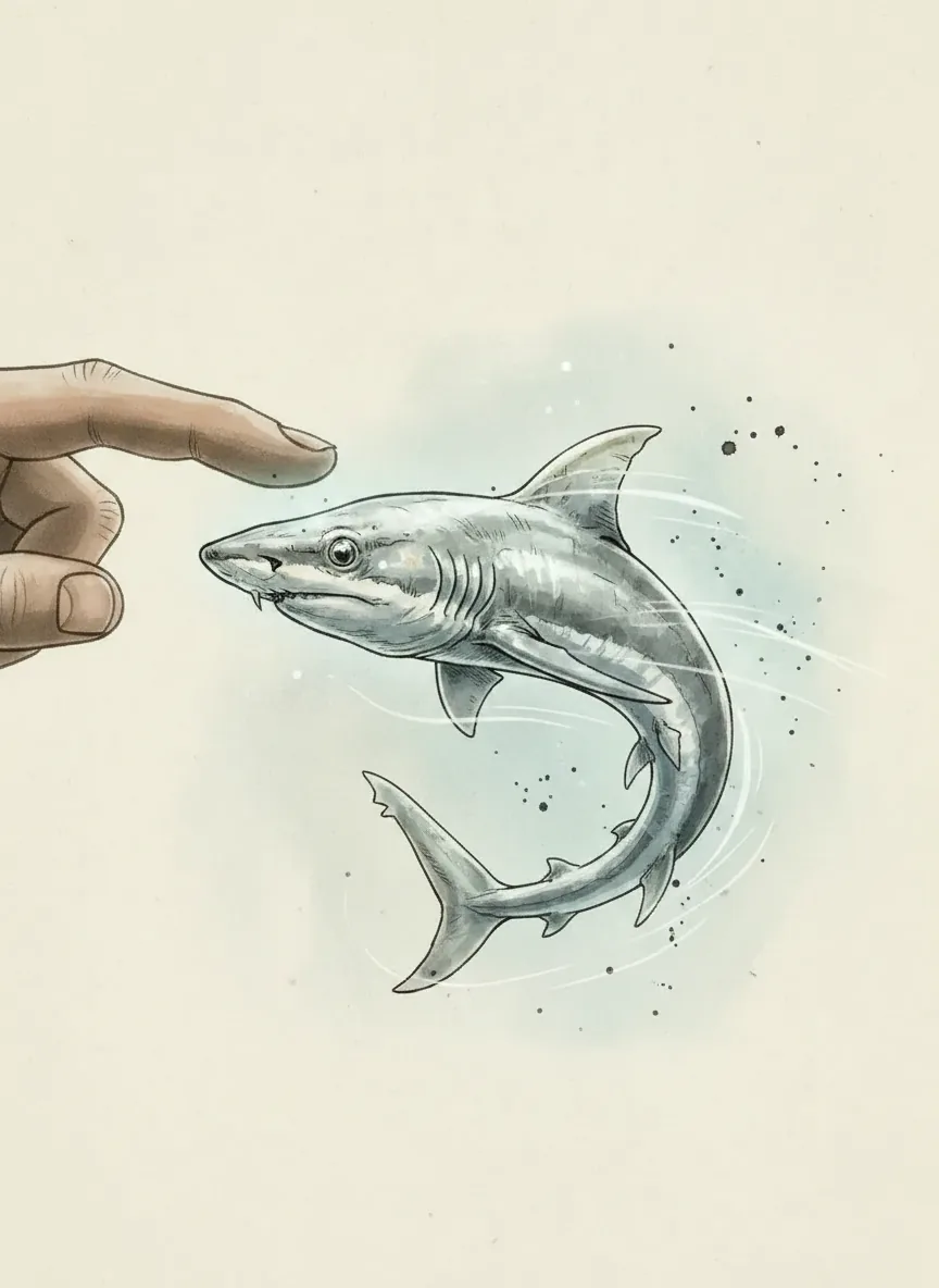 One Finger Flow Shark