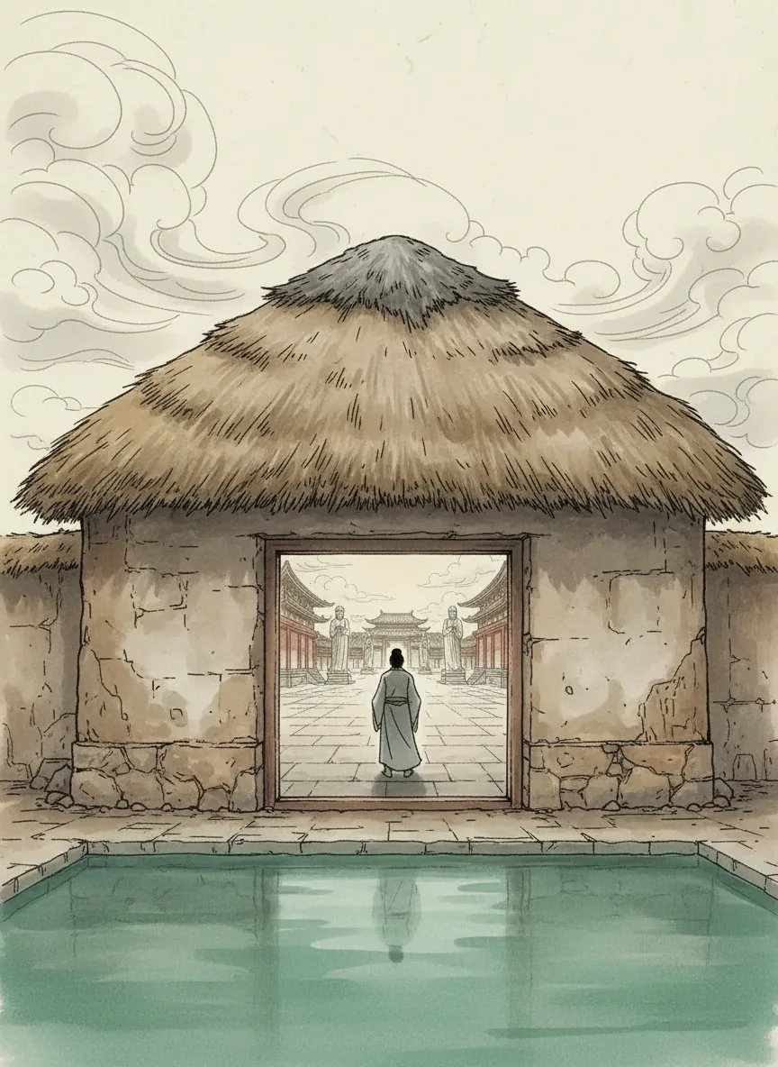 Modest Thatched Hut