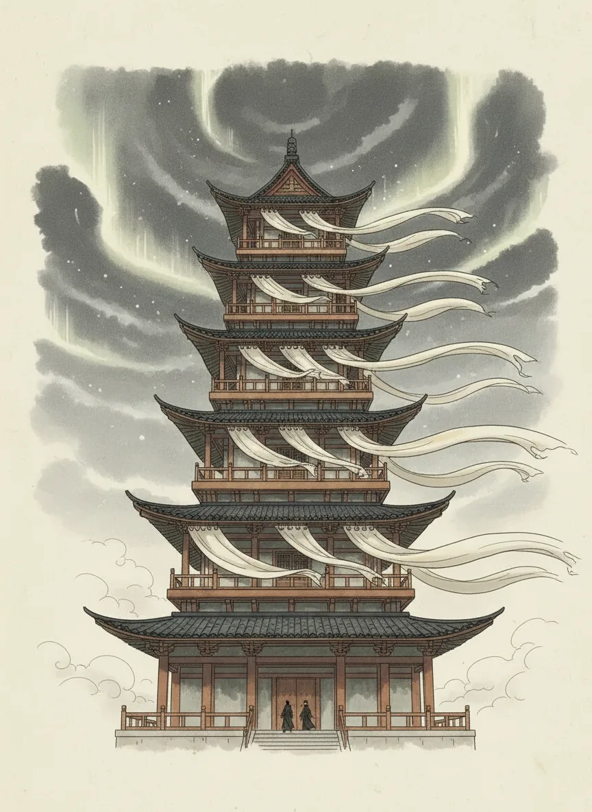 Wind Sweeping Building