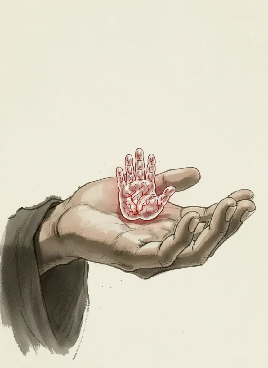 Blood Handprint Gu