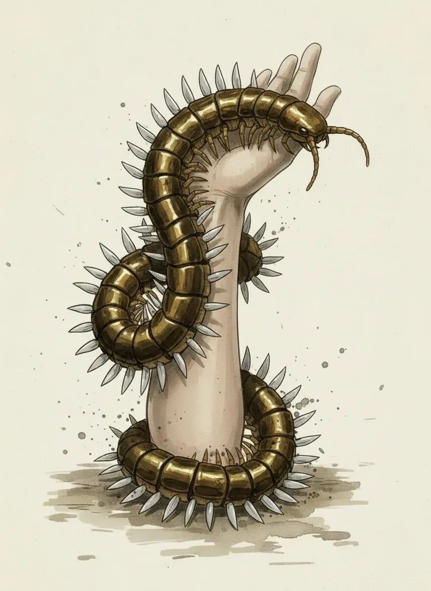 Chainsaw Golden Centipede