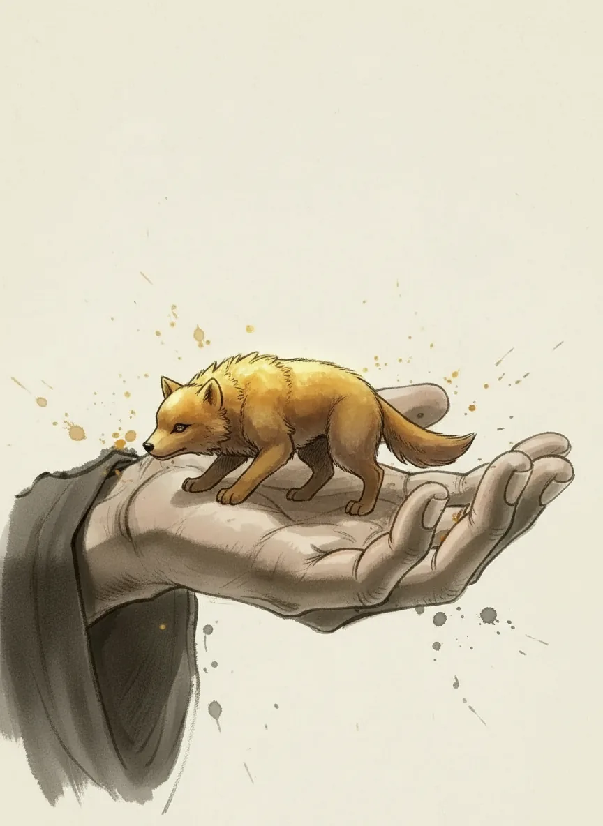 Golden Back Wolf Skin Gu