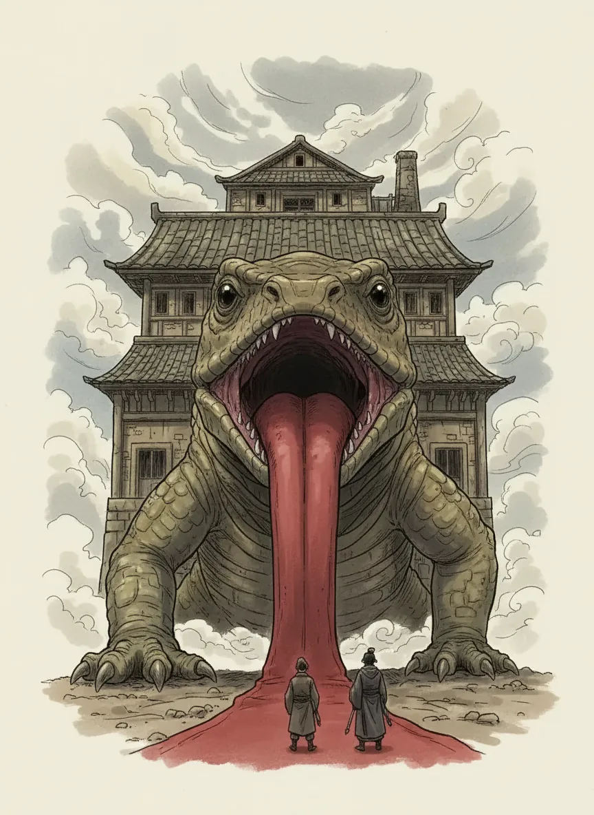 Large Lizard House Gu