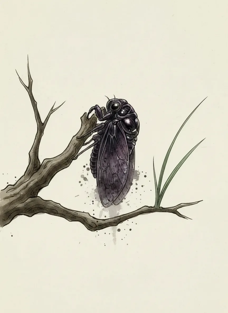 Purple Smoke Cicada