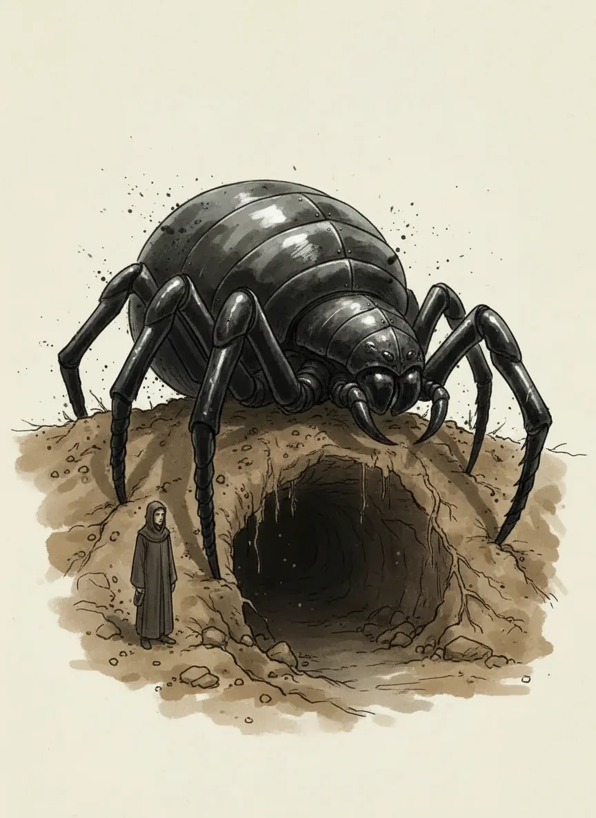 Thousand Li Earthwolf Spider