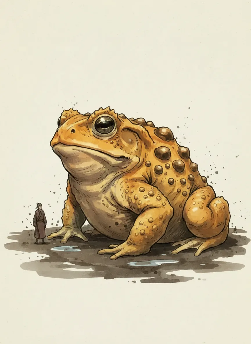 Treasure Brass Toad