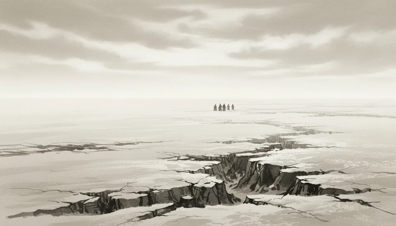 Icy plain