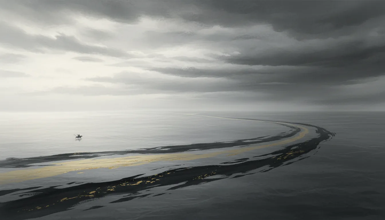 Turbulent Flow Sea Area