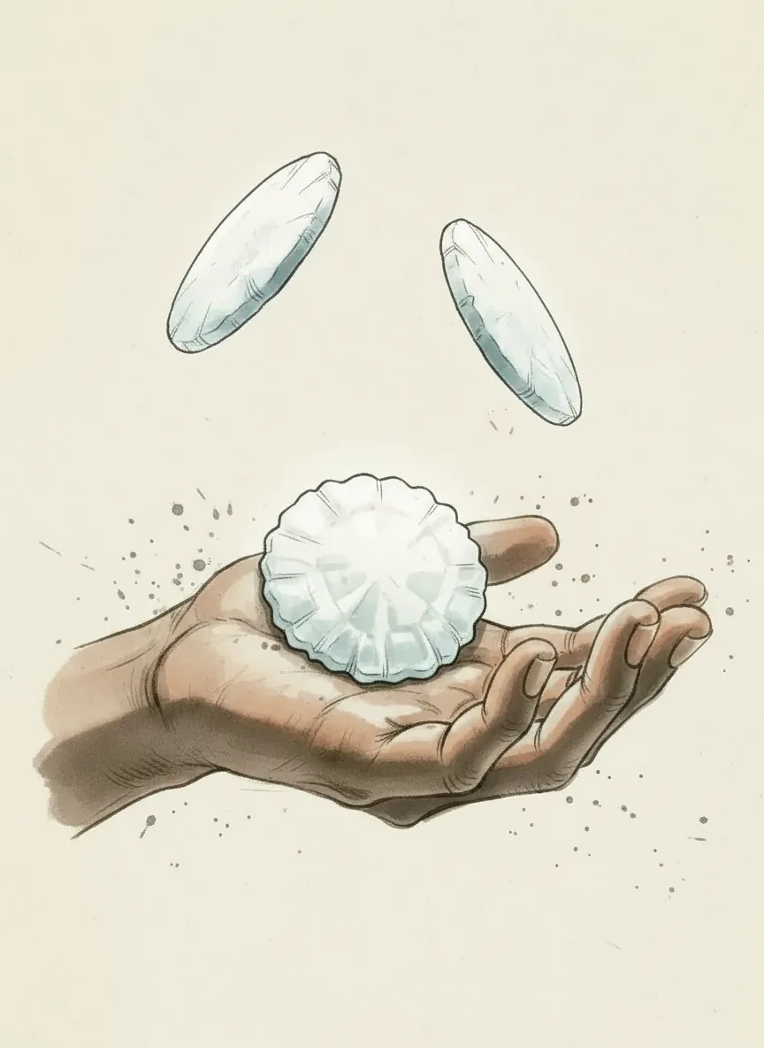 Dancing snow