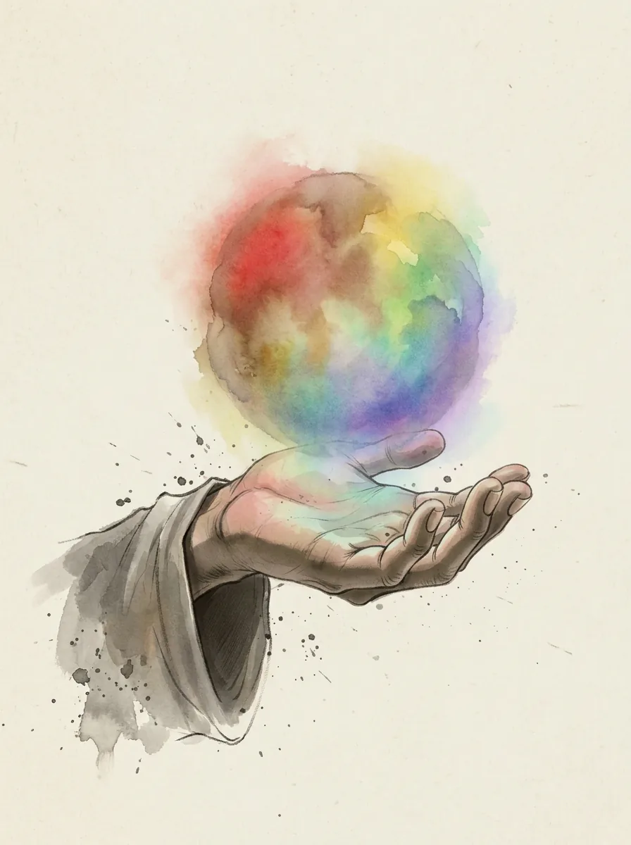 Flowing light fruits