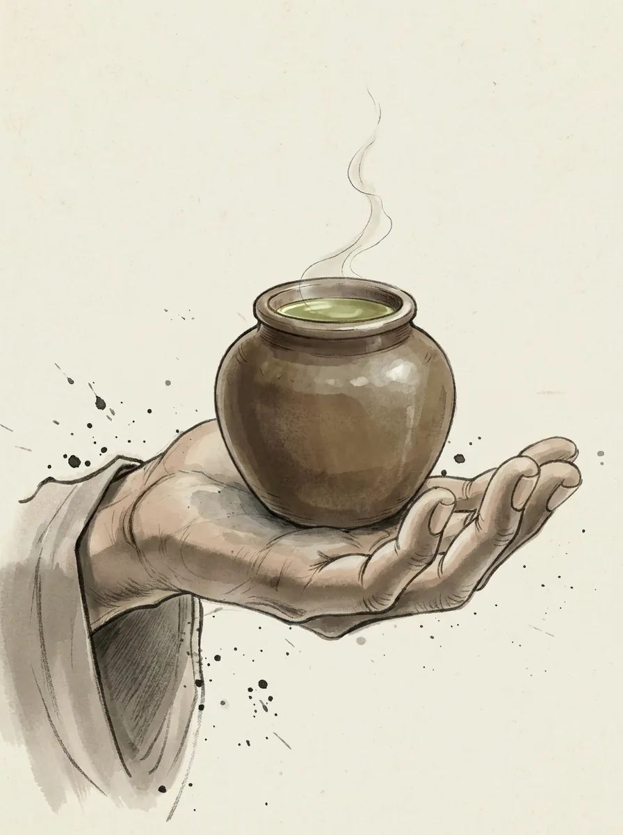 Green bamboo wine