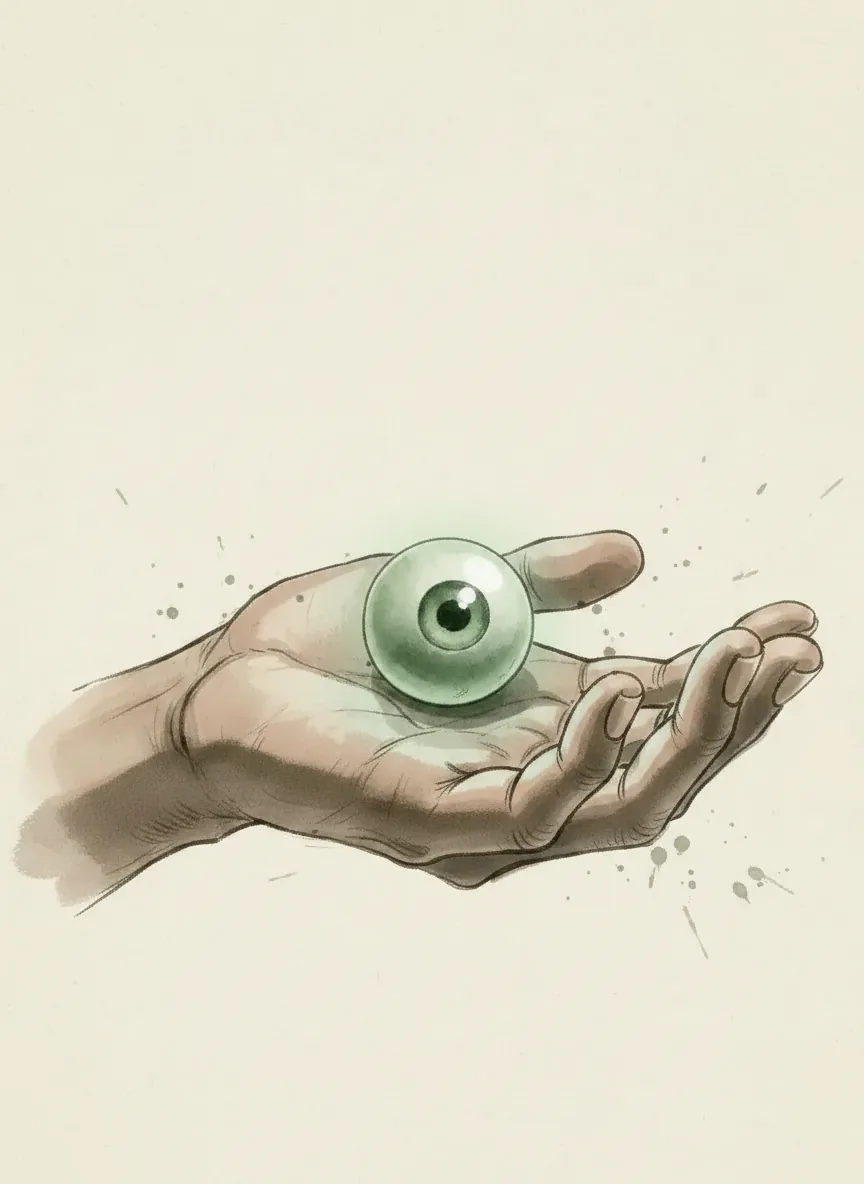 Jade eye pearl