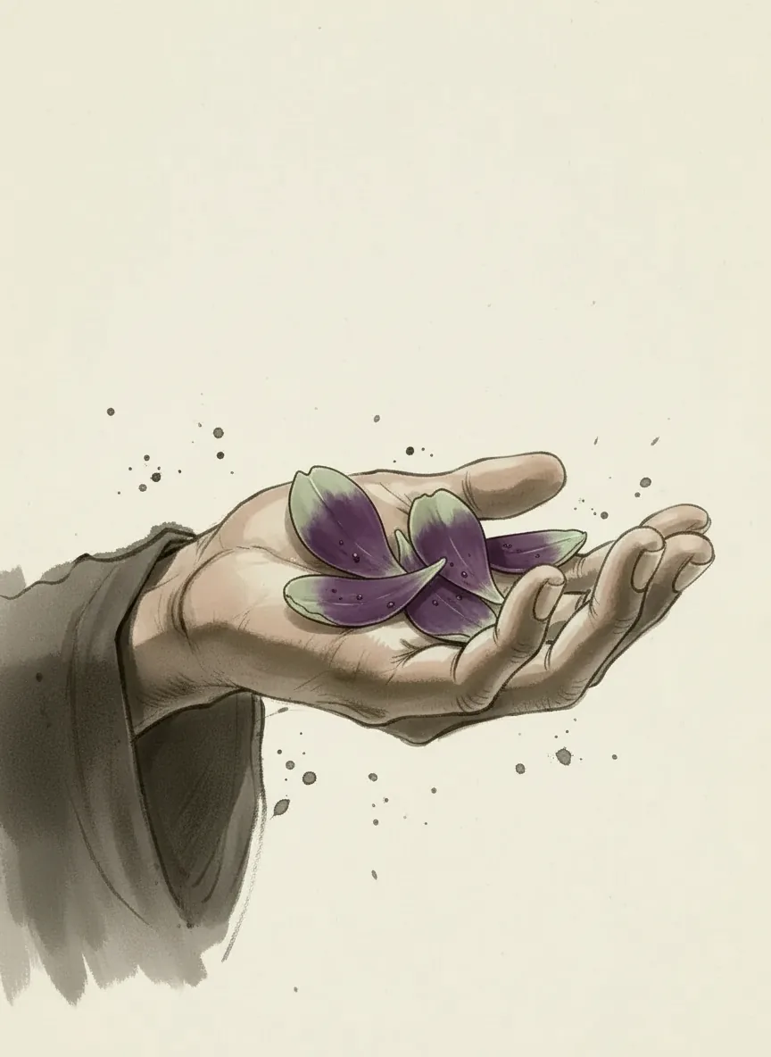 Poisonous flower petals