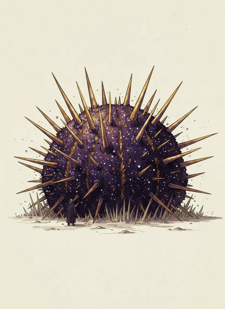 Purple star urchin
