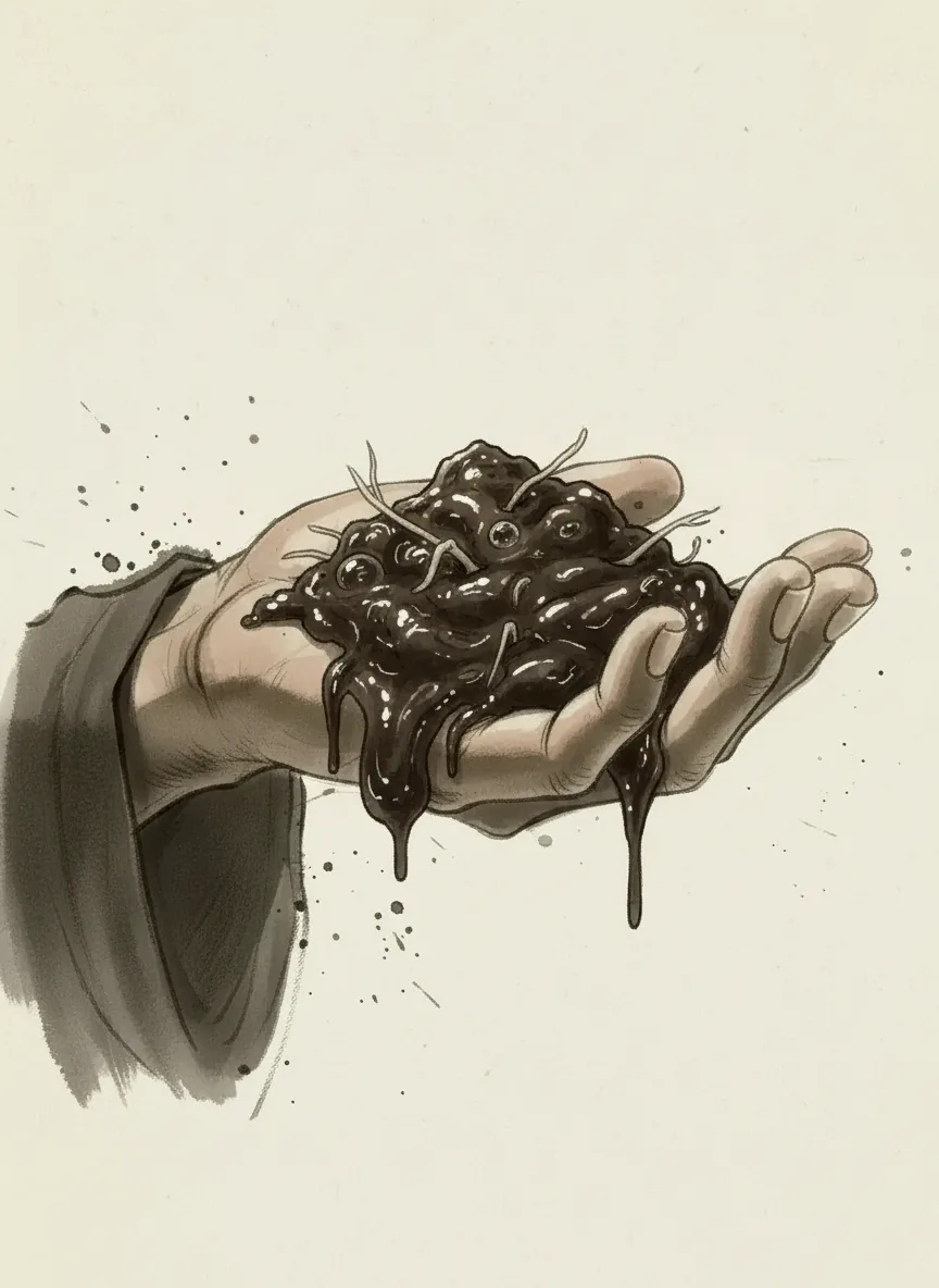 Rotten swamp mud