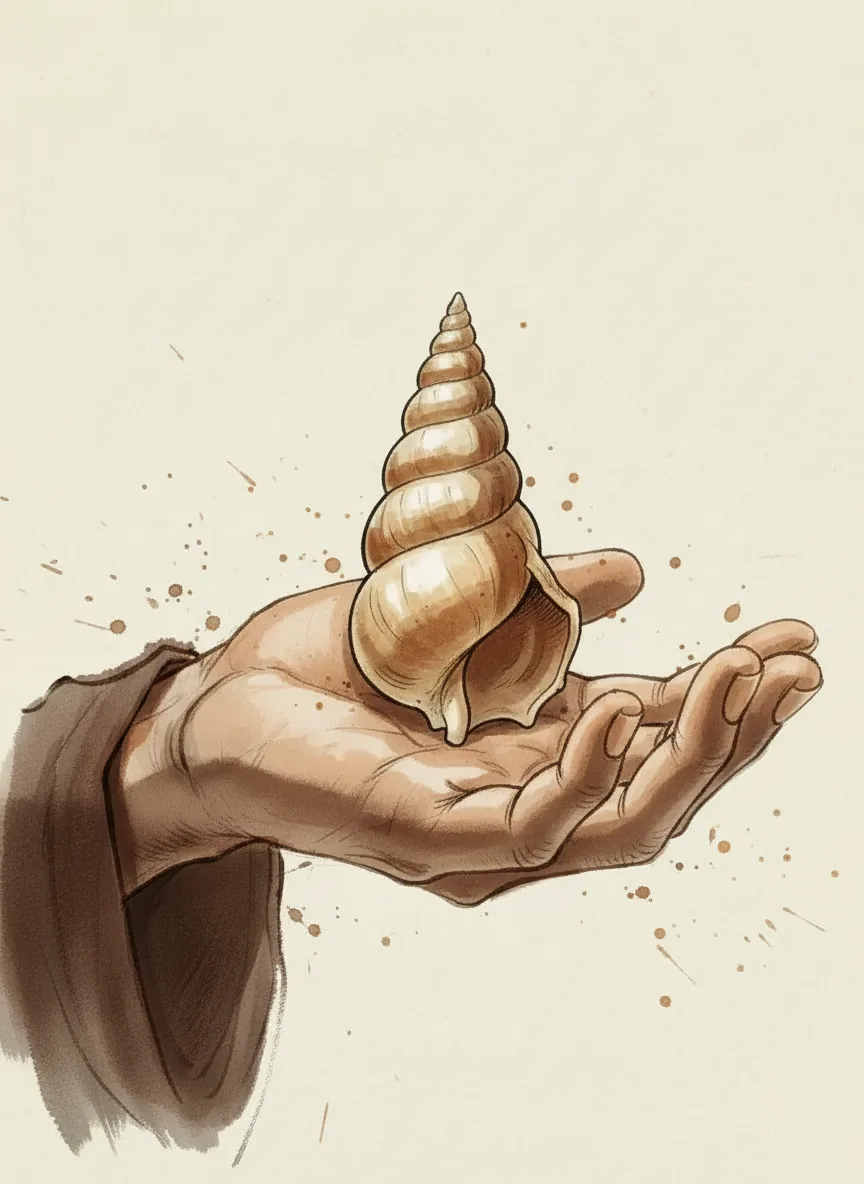 Spiral seashell