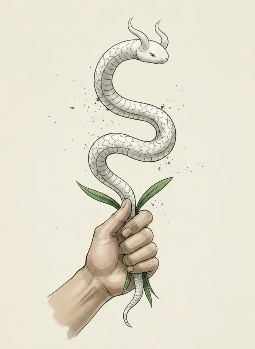 White python grass