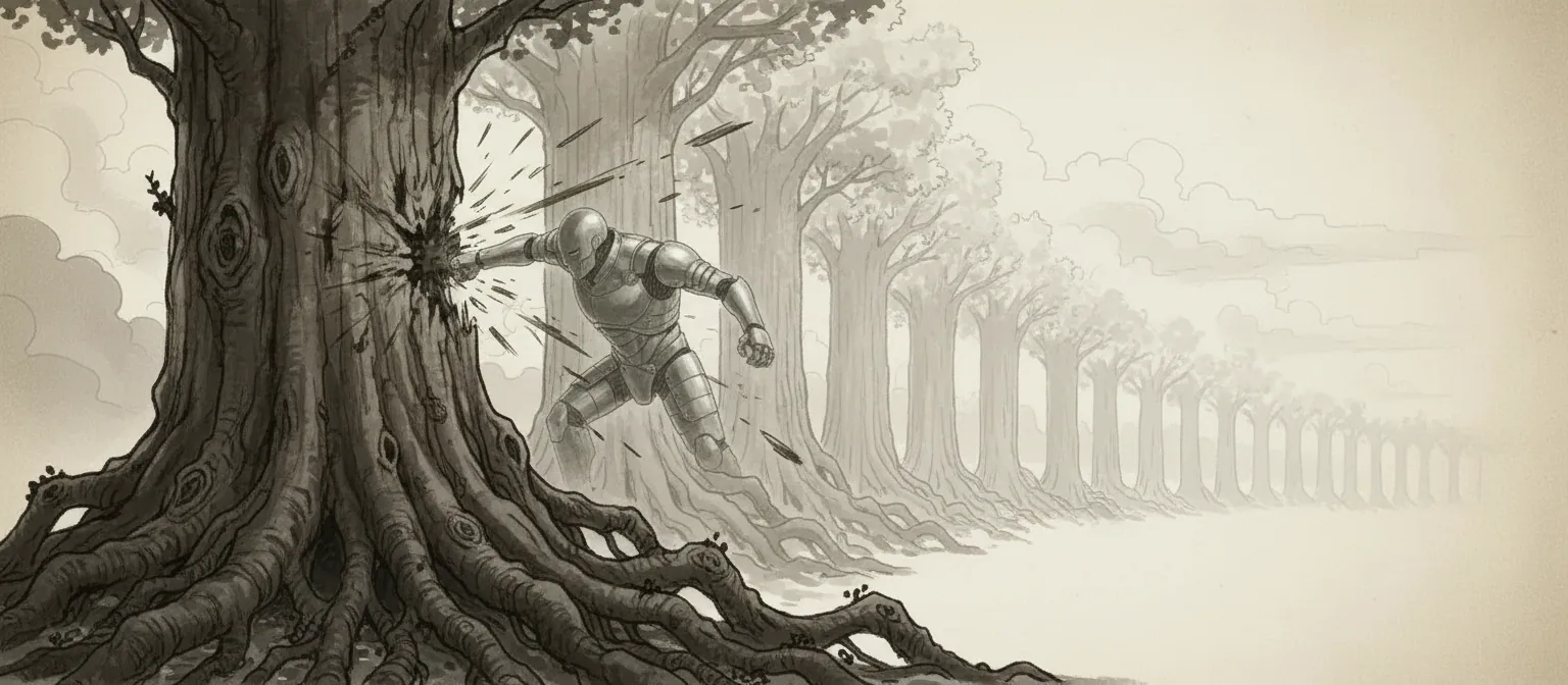 Ancient Tree Prison Cage