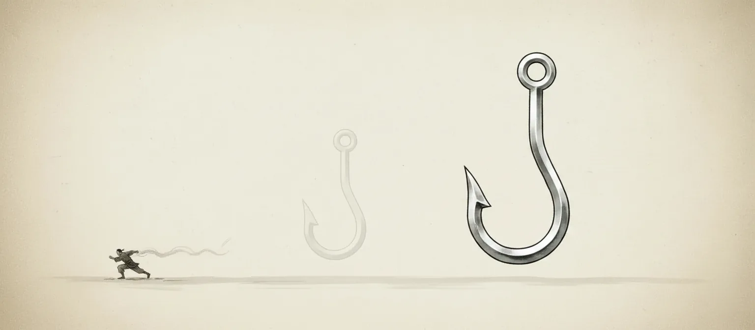 Poor Luck Silver Hook