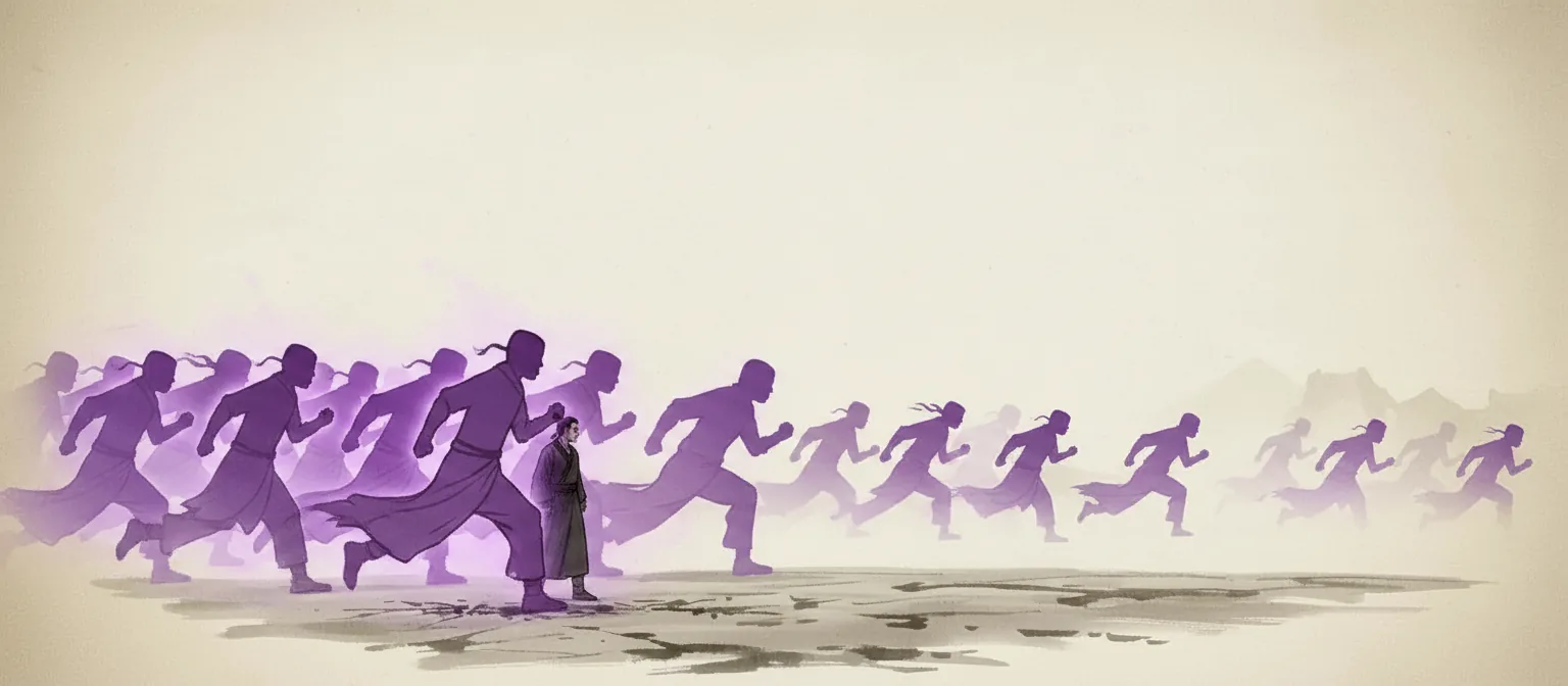 purple light illusion army