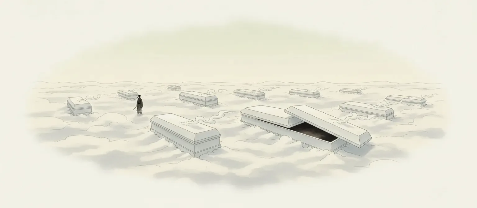 Sleeping Cloud Coffin