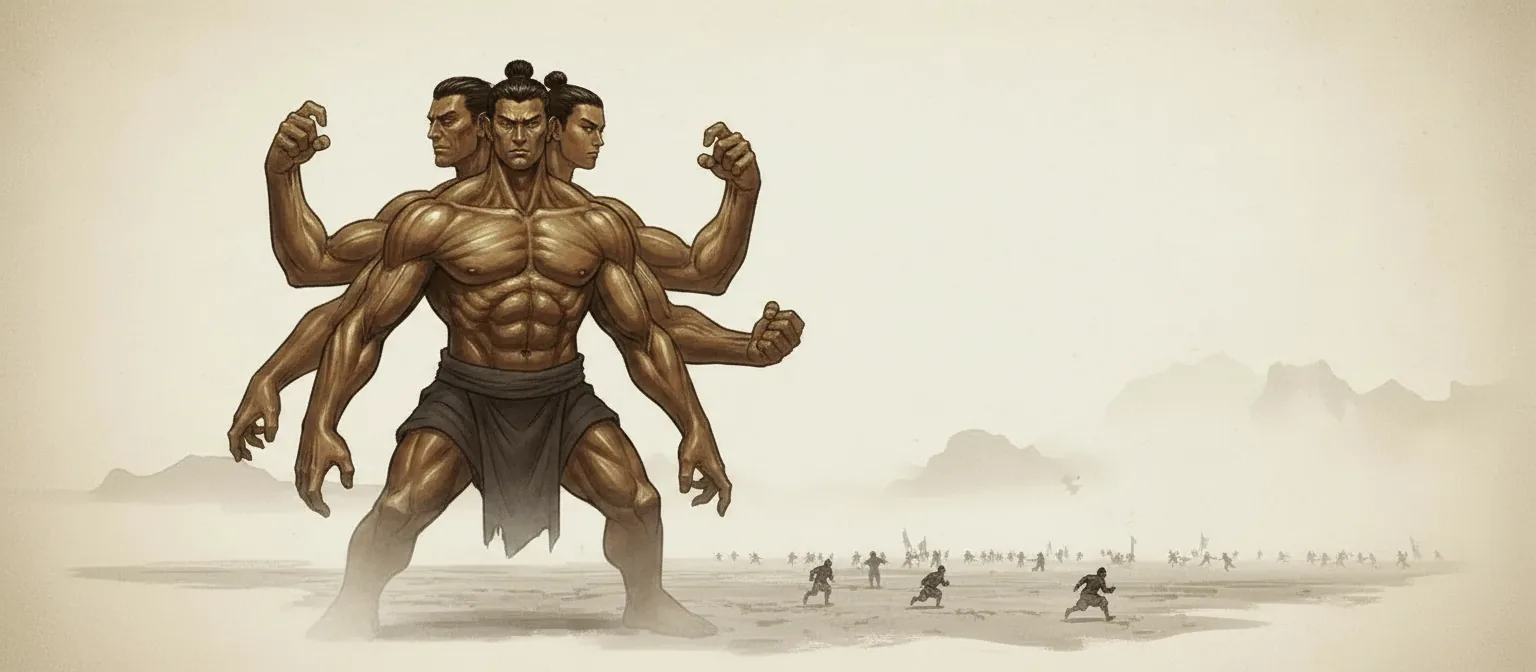 Three Head Six Arms